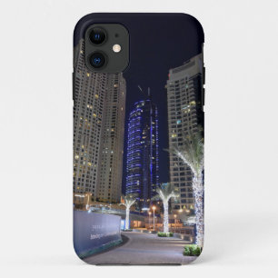 Dubai architecture at night iPhone 11 case