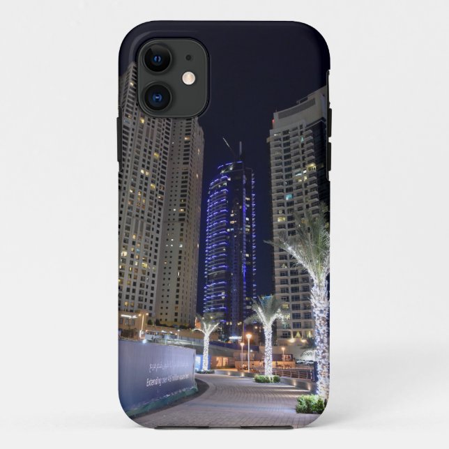 Dubai architecture at night Case-Mate iPhone case (Back)
