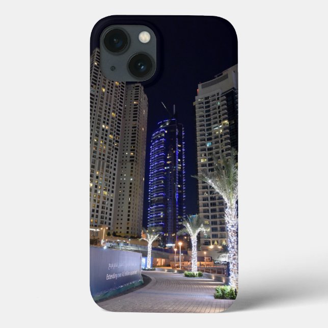 Dubai architecture at night Case-Mate iPhone case (Back)