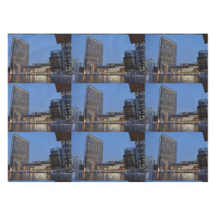 Dubai architecture at night tablecloth