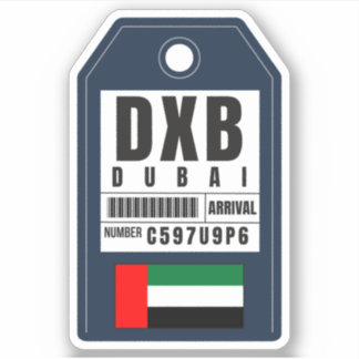 Dubai Boarding Pass - United Arab Emirates DXB