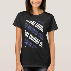 Dubai Camo Pattern Purple Camouflage T-Shirt