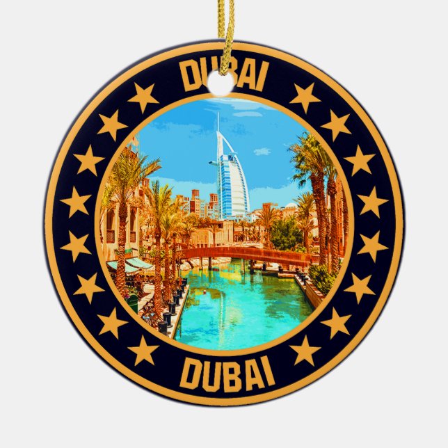 Dubai                                              ceramic ornament (Front)