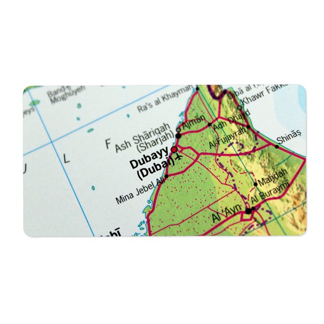 Dubai City Map (Front)