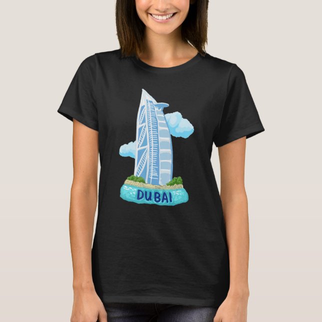 Dubai City UAE souvenir  for men women 1 T-Shirt (Front)