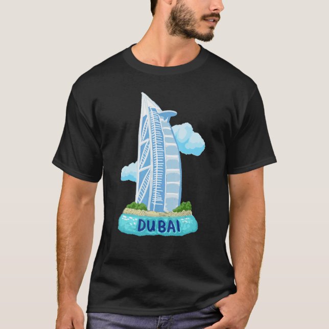 Dubai City UAE souvenir  for men women 1 T-Shirt (Front)