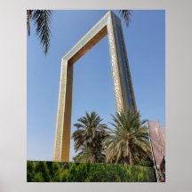 Dubai Frame building which located in Zabeel Park