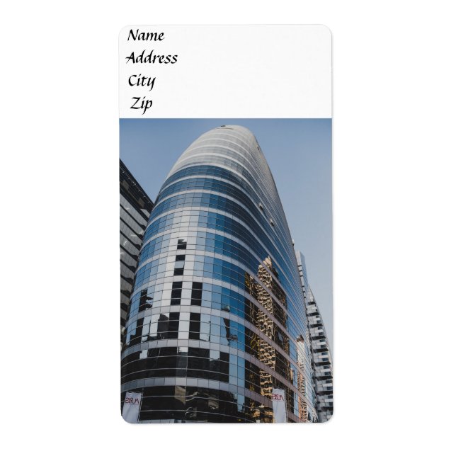 Dubai glass skyscraper (Front)