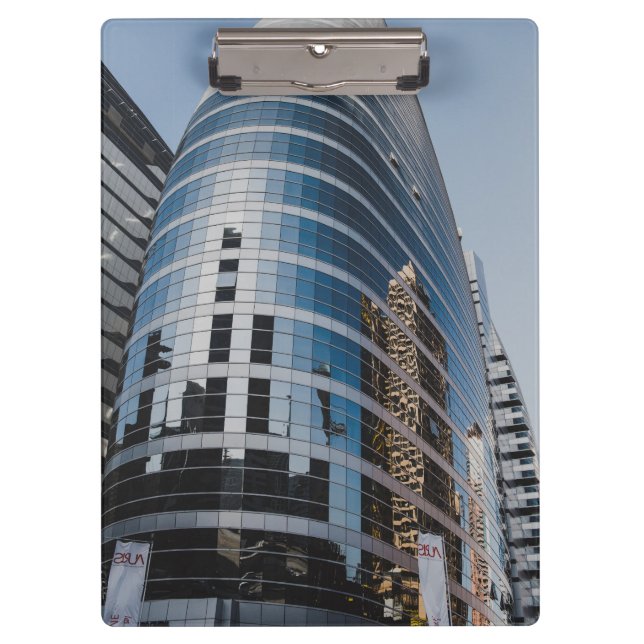 Dubai glass skyscraper clipboard (Front)