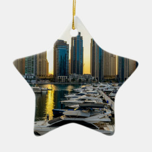 Dubai High-rise Buildings of Dubai Ceramic Ornament