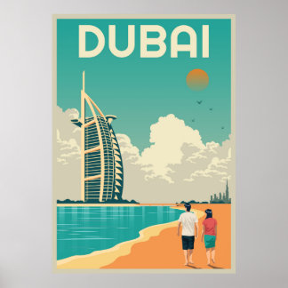 Dubai Landmarks  Poster