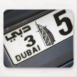 Dubai License Plate Mouse Pad