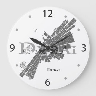 Dubai Map Clock