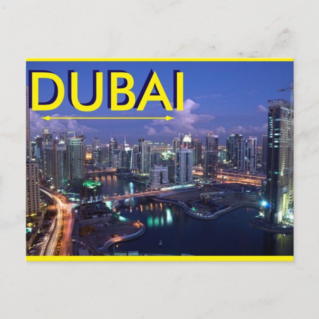 DUBAI POSTCARD   BY MOJI GBADAMOSI (Front)