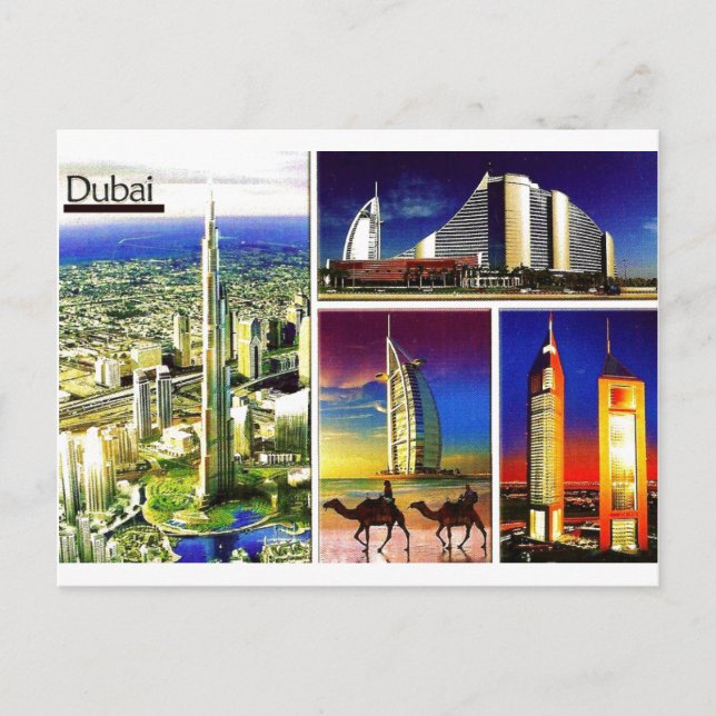 DUBAI Postcard@MojiAOkubule Postcard (Front)