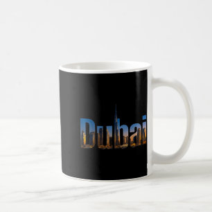 Dubai skyline burj khalifa cityscape travel coffee mug