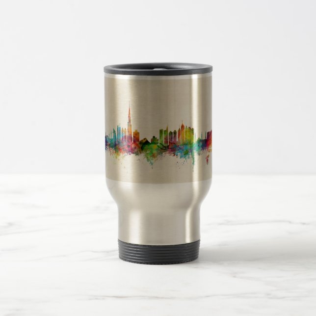Dubai Skyline Travel Mug (Center)