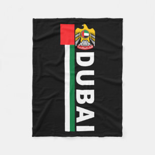 Dubai Sports-Style United Arab Emirates City Fleece Blanket