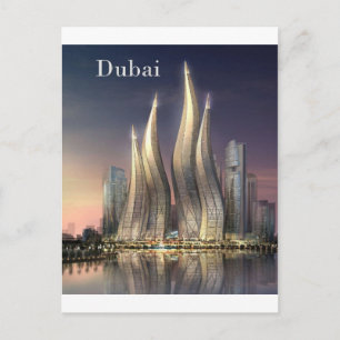 dubai Towers (by St.K) Postcard