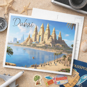 Dubai Travel Postcard