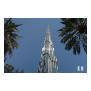 Dubai UAE Burj Khalifa Poster