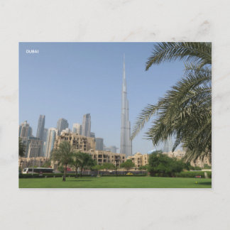 Dubai UAE Holiday Postcard