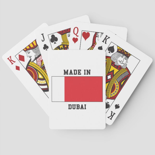 Dubai, UAE Playing Cards (Back)