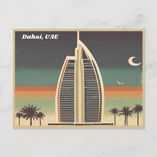 Dubai UAE Postcard (Front)