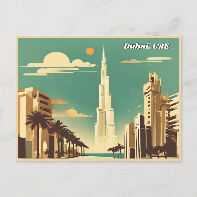 Dubai, UAE Postcard (Front)