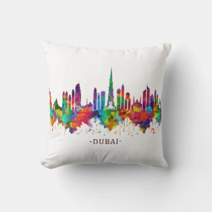 Dubai UAE Skyline Cushion