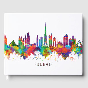 Dubai UAE Skyline Guest Book