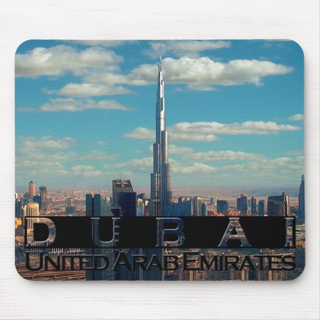 Dubai UAE Souvenir Mouse Pad (Front)