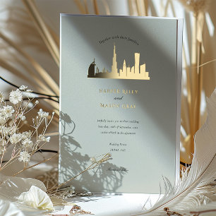 Dubai UAE Wedding Invitation