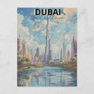 Dubai United Arab Emirates A Water Next Postcard