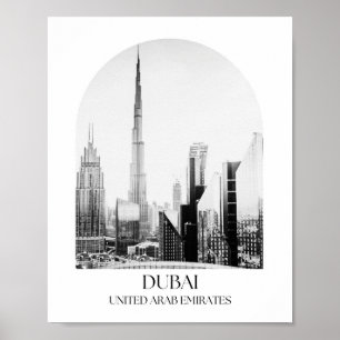 Dubai United Arab Emirates Arch Photo Print