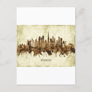 Dubai United Arab Emirates Cityscape Holiday Postcard