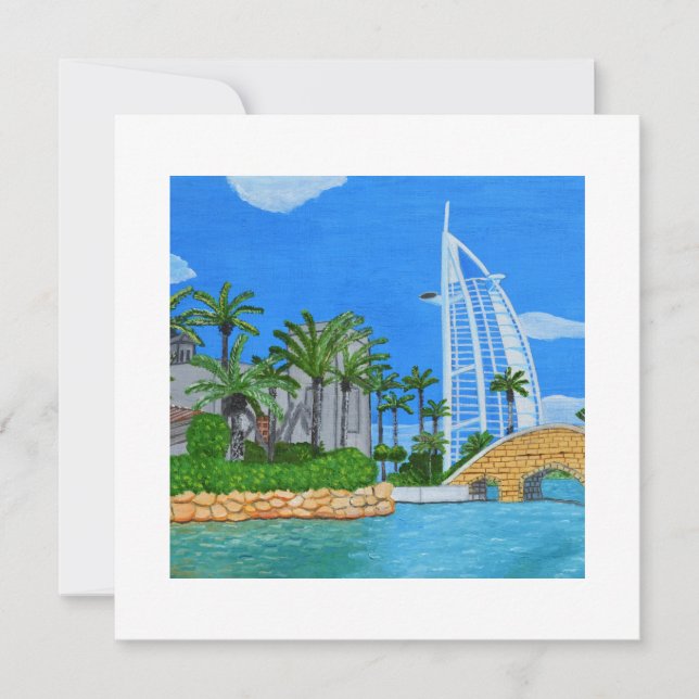 Dubai, United Arab Emirates Invitation (Front)