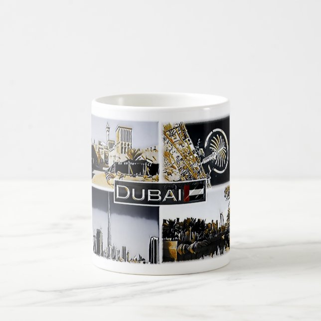Dubai - United Arab Emirates - Mosaic - Coffee Mug (Center)