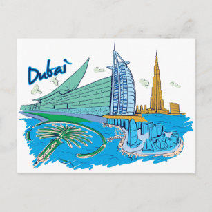 Dubai, United Arab Emirates Postcard