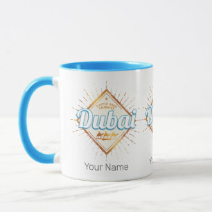 Dubai United Arab Emirates Vintage UAE Souvenir Mug