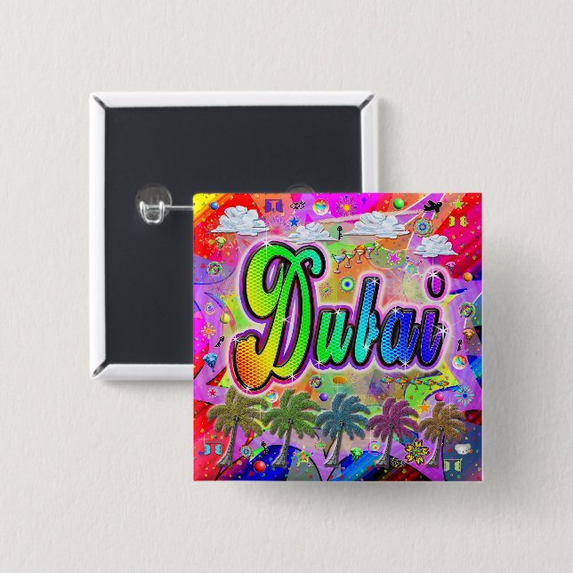  Dubai  Vista Express Button (Front & Back)