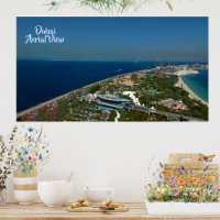 Dubai's Greenery Desert Sea Aerial Bird's Eye View