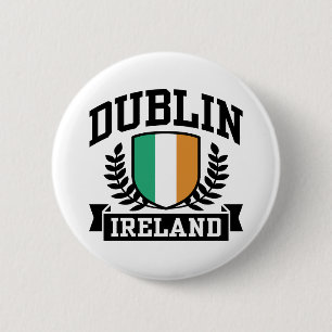 Dublin 6 Cm Round Badge