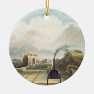 Dublin and Kingstown Railway: From the Footbridge Ceramic Ornament