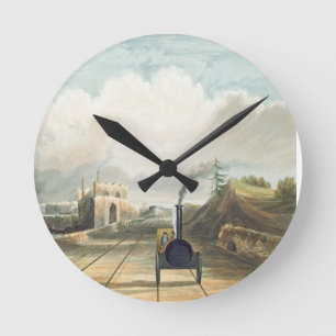 Dublin and Kingstown Railway: From the Footbridge Round Clock