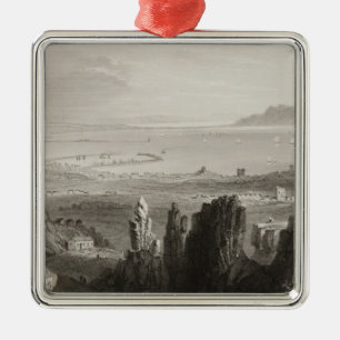 Dublin Bay from Kingstown Quarries Metal Ornament