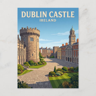 Dublin Castle Ireland Postcard