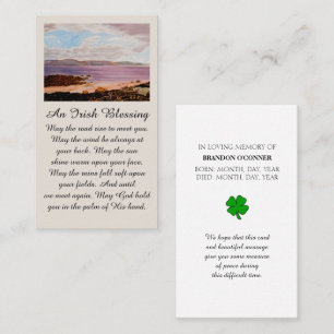 Dublin Celebration of Life with Purple Red Sienna  Business Card