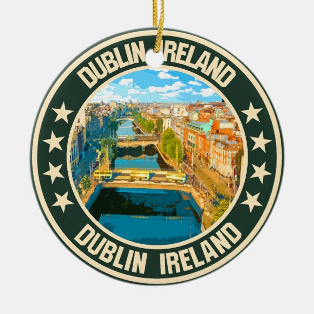 Dublin                                             ceramic ornament (Front)
