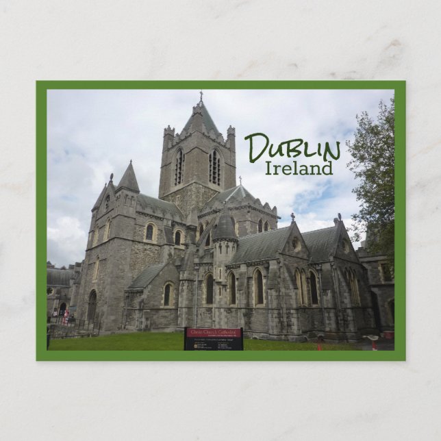 Dublin (Christ Church) Postcard (Front)